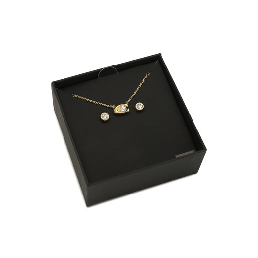 Coach Zestaw naszyjnik i kolczyki Signature Necklace & Earring Set 37412845GLD110 Złoty ze sklepu MODIVO w kategorii Komplety biżuterii - zdjęcie 186032764