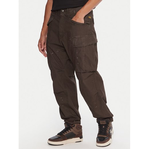 G-Star Raw Spodnie materiałowe MA1 Cargo D26945-D388 Brązowy Regular Fit ze sklepu MODIVO w kategorii Spodnie męskie - zdjęcie 186032771