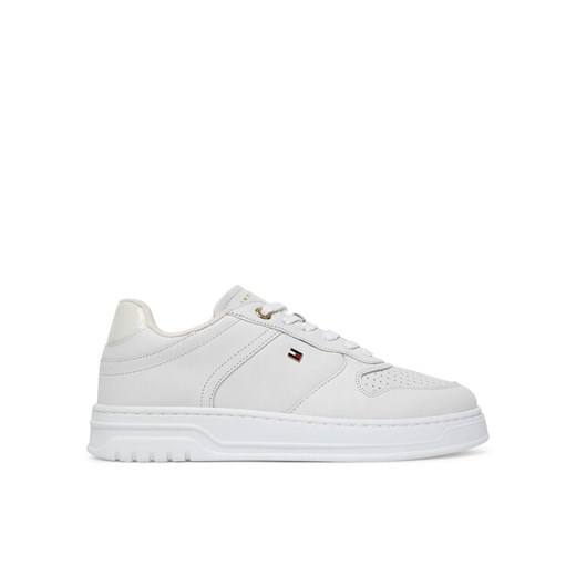 Tommy Hilfiger Sneakersy Sporty Cupsole FW0FW08795 Biały ze sklepu MODIVO w kategorii Buty sportowe damskie - zdjęcie 186032791
