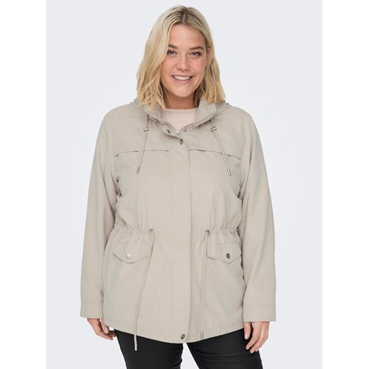 ONLY Carmakoma Parka New Starline 15278695 Beżowy Regular Fit ze sklepu MODIVO w kategorii Parki damskie - zdjęcie 186033032