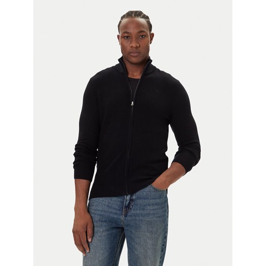 Mustang Kardigan Escondido 1016847 Czarny Regular Fit ze sklepu MODIVO w kategorii Swetry męskie - zdjęcie 186033041