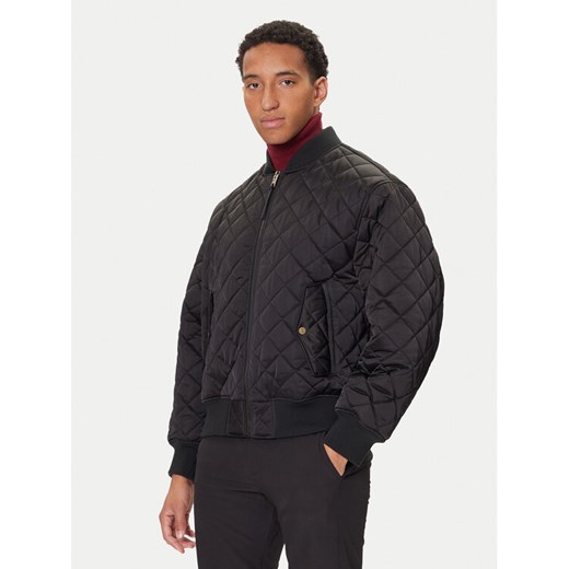 HUGO Kurtka bomber Bicol2541 50546226 Czarny Regular Fit ze sklepu MODIVO w kategorii Kurtki męskie - zdjęcie 186033122