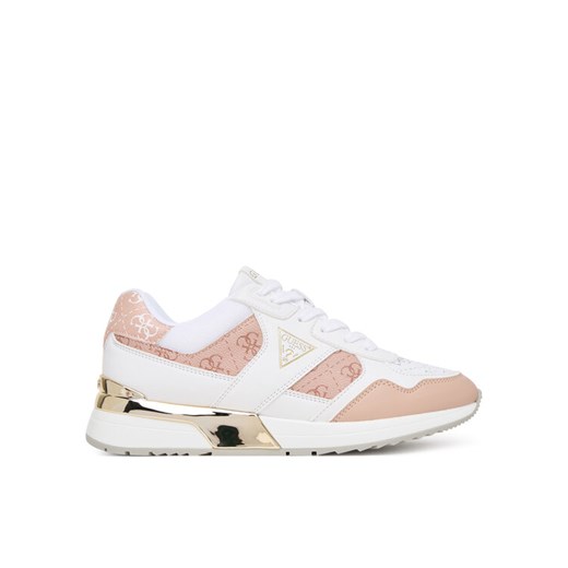 Guess Sneakersy FLFMIC ELE12 Biały ze sklepu MODIVO w kategorii Buty sportowe damskie - zdjęcie 186033174