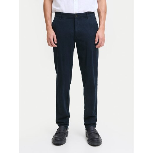 Jack & Jones Chinosy Marco Bowie 12279659 Niebieski Slim Fit ze sklepu MODIVO w kategorii Spodnie męskie - zdjęcie 186033251
