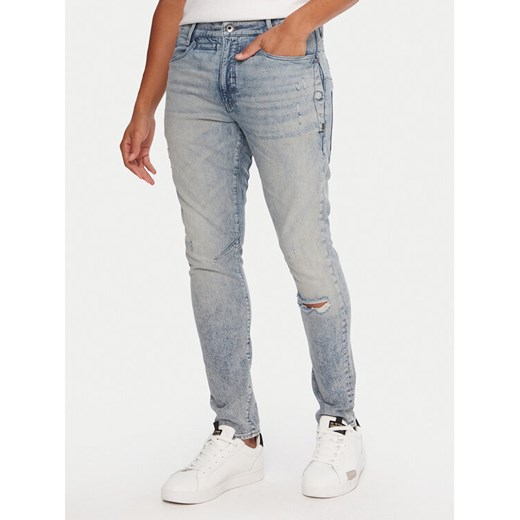 G-Star Raw Jeansy D-Staq 3D D05385-E106 Niebieski Slim Fit ze sklepu MODIVO w kategorii Spodnie męskie - zdjęcie 186033332