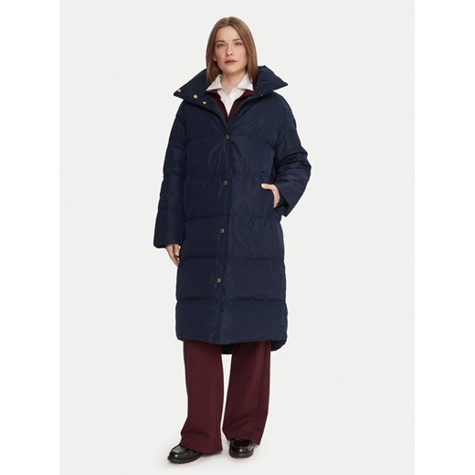 Tommy Hilfiger Kurtka puchowa WW0WW47279 Granatowy Relaxed Fit ze sklepu MODIVO w kategorii Kurtki damskie - zdjęcie 186033364