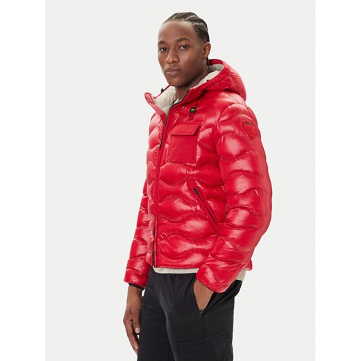 Blauer Kurtka przejściowa 25WBLUC02079 Czerwony Regular Fit ze sklepu MODIVO w kategorii Kurtki męskie - zdjęcie 186033370