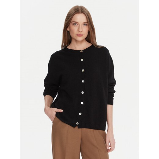 Kontatto Kardigan 3M0978C Czarny Relaxed Fit ze sklepu MODIVO w kategorii Swetry damskie - zdjęcie 186033443