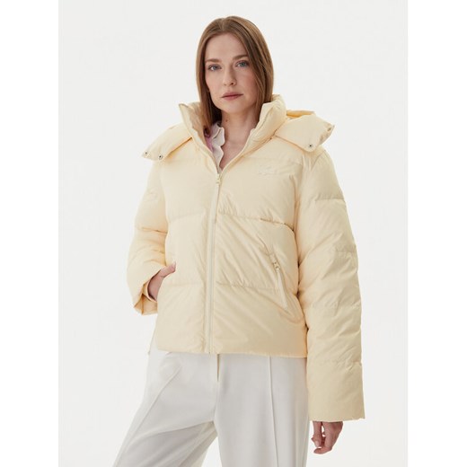 Lacoste Kurtka puchowa BF3262 Écru Relaxed Fit ze sklepu MODIVO w kategorii Kurtki damskie - zdjęcie 186033473