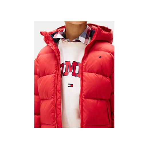 Tommy Hilfiger Kurtka puchowa Essential KB0KB10091 S Czerwony Regular Fit Tommy Hilfiger 7Y MODIVO