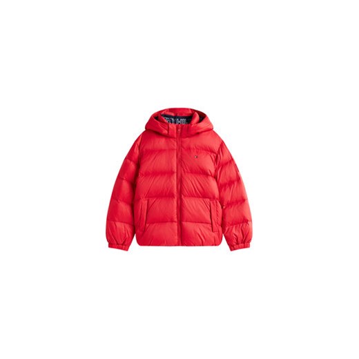 Tommy Hilfiger Kurtka puchowa Essential KB0KB10091 S Czerwony Regular Fit Tommy Hilfiger 6Y MODIVO