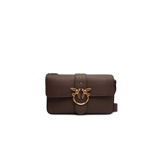 PINKO Torebka Love One Classic Slouchy Fl PLTT 104524 A2OX Brązowy Pinko OS MODIVO