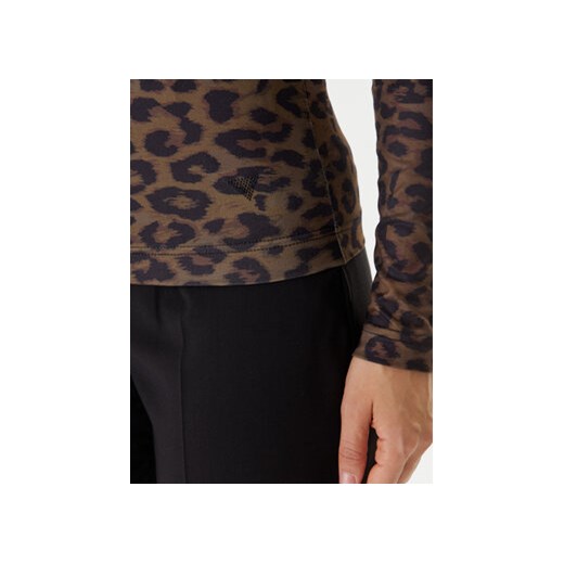 Guess Bluzka W5BP08 K1492 Brązowy Slim Fit Guess XXL MODIVO