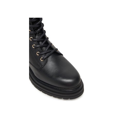 Tommy Hilfiger Trzewiki Th Plaque Pebble Lace Boot Warm FW0FW08767 Czarny Tommy Hilfiger 39 MODIVO