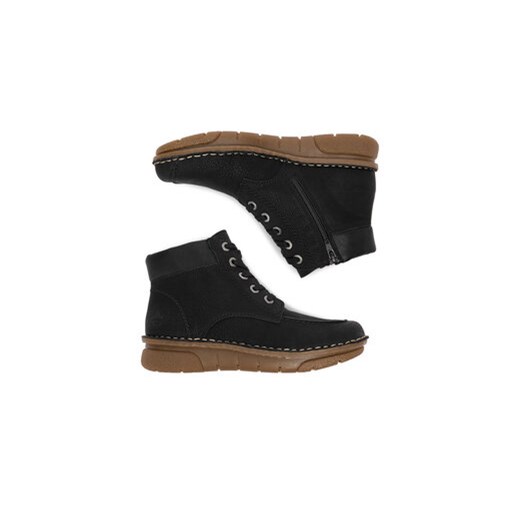 Rieker Trzewiki 73303-00 Czarny Rieker 38 MODIVO