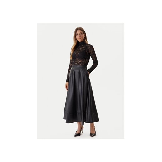 Guess Spódnica z imitacji skóry W5BD71 K8S30 Czarny Regular Fit Guess M MODIVO