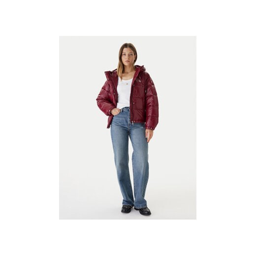 Calvin Klein Jeans Kurtka zimowa LV047D505G Bordowy Relaxed Fit XS MODIVO