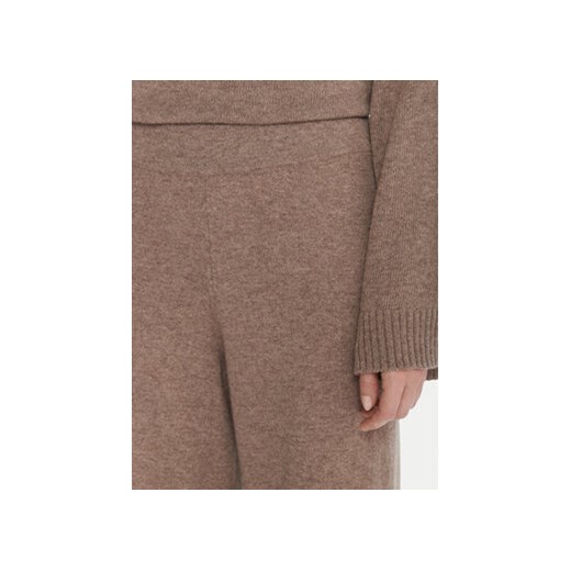 Kontatto Spodnie dzianinowe 3M0966C Beżowy Relaxed Fit Kontatto OS MODIVO
