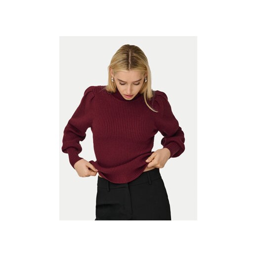 ONLY Sweter Katia 15232494 Bordowy Regular Fit S MODIVO