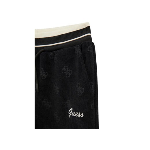 Guess Spodnie dresowe J5BQ17 K1902 Czarny Wide Leg Guess 10Y MODIVO