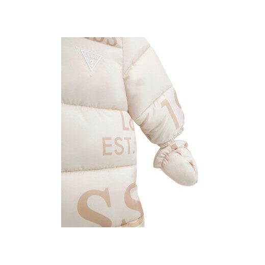Guess Kombinezon zimowy H5BW00 WCFM0 Écru Regular Fit Guess 12M MODIVO