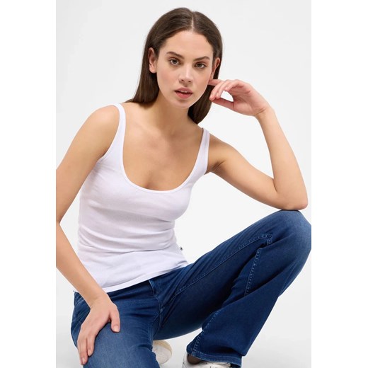 Damski Top Mustang Style Lynn General White 1013930 2045 ze sklepu YouNeedit.pl w kategorii Bluzki damskie - zdjęcie 186056694