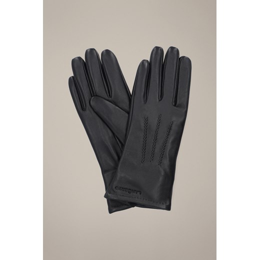 Rękawiczki Damskie Czarne Skórzane Touch Screen ze sklepu Lancerto S.A. w kategorii Rękawiczki damskie - zdjęcie 186056804