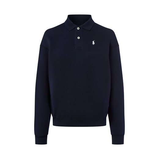 Polo Ralph Lauren Bluza damska Kobiety granatowy jednolity ze sklepu vangraaf w kategorii Bluzy damskie - zdjęcie 186057931