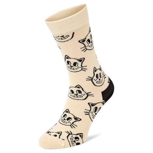 Happy Socks Skarpety Mężczyźni Bawełna piaskowy wzorzysty - id: 801458-0001-03640 - marki Happy Socks - 186057954 Happy Socks Skarpety Mężczyźni Bawełna piaskowy wzorzysty ze sklepu vangraaf w kategorii Skarpetki męskie - zdjęcie 186057954