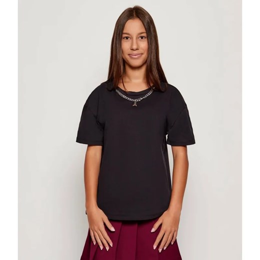 Patrizia Pepe T-shirt | Relaxed fit ze sklepu Gomez Fashion Store w kategorii Bluzki dziewczęce - zdjęcie 186058083