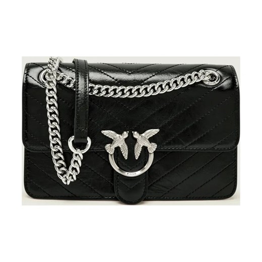 Pinko Skórzana torebka na ramię LOVE ONE LIGHT MINI ze sklepu Gomez Fashion Store w kategorii Listonoszki - zdjęcie 186058111