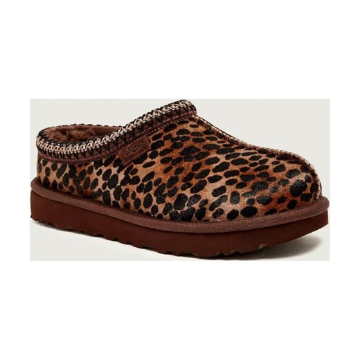 UGG Skórzane mule TASMAN CASPIAN | z dodatkiem wełny - id: UG255W000027170 - marki UGG - 186058142 UGG Skórzane mule TASMAN CASPIAN | z dodatkiem wełny ze sklepu Gomez Fashion Store w kategorii Kapcie damskie - zdjęcie 186058142