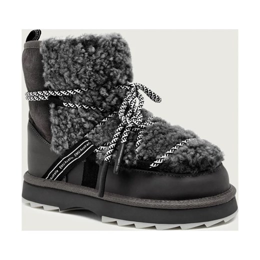 EMU Australia Śniegowce Blurred Teddy | shearling | z dodatkiem wełny | skóra ze sklepu Gomez Fashion Store w kategorii Śniegowce damskie - zdjęcie 186058213
