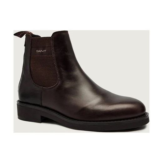 Gant Skórzane sztyblety Prepdale ze sklepu Gomez Fashion Store w kategorii Buty zimowe męskie - zdjęcie 186058281