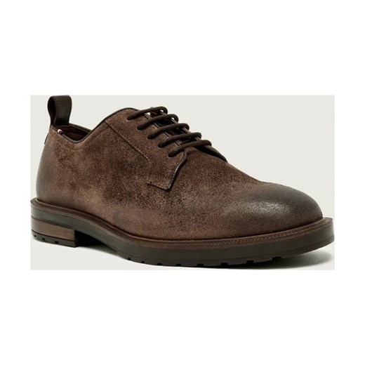 Tommy Hilfiger Derby | zamsz ze sklepu Gomez Fashion Store w kategorii Półbuty męskie - zdjęcie 186058353