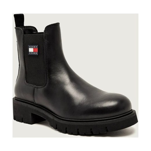 Tommy Jeans Skórzane sztyblety ze sklepu Gomez Fashion Store w kategorii Botki - zdjęcie 186058374