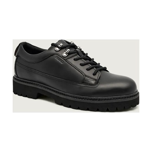 HUGO Skórzane derby Draven ze sklepu Gomez Fashion Store w kategorii Półbuty męskie - zdjęcie 186058521