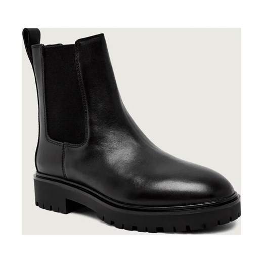 LAUREN RALPH LAUREN Skórzane sztyblety ALLYSON ze sklepu Gomez Fashion Store w kategorii Botki - zdjęcie 186058522