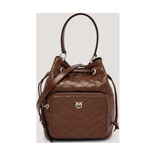 Pinko Skórzany worek CARGO BUCKET ze sklepu Gomez Fashion Store w kategorii Torebki worki - zdjęcie 186058551