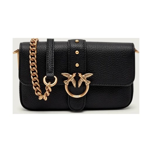 Pinko Skórzana listonoszka LOVE ONE SLOUCHY BABY BOTTALAT ze sklepu Gomez Fashion Store w kategorii Listonoszki - zdjęcie 186058620