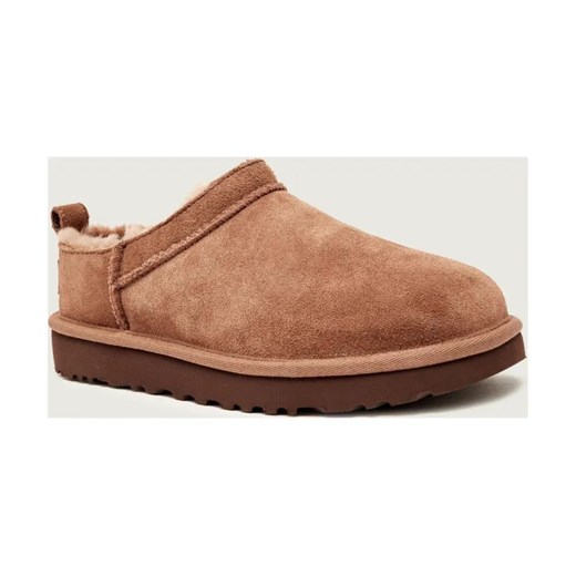 UGG Mule W CLASSIC MICRO | z dodatkiem wełny | zamsz ze sklepu Gomez Fashion Store w kategorii Kapcie damskie - zdjęcie 186058634