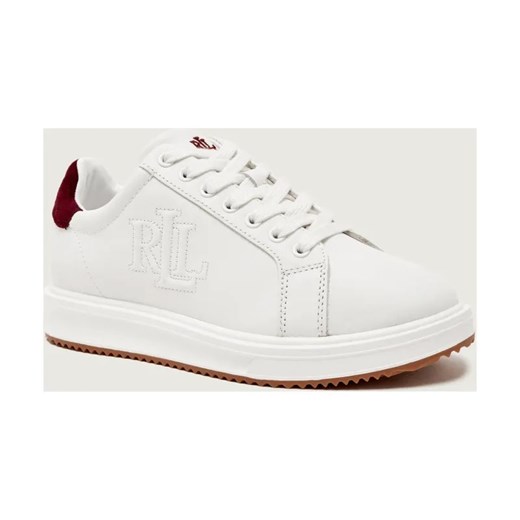 LAUREN RALPH LAUREN Skórzane sneakersy AINSLEY ze sklepu Gomez Fashion Store w kategorii Buty sportowe damskie - zdjęcie 186058684