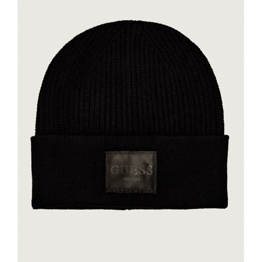 Guess Wełniana czapka BRENTON | z dodatkiem kaszmiru ze sklepu Gomez Fashion Store w kategorii Czapki zimowe damskie - zdjęcie 186058754