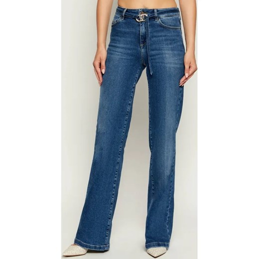 Liu Jo Jeansy Boy Precious | flare fit | high rise - id: LJ254W000010ZC6 - marki Liu Jo - 186059080 Liu Jo Jeansy Boy Precious | flare fit | high rise ze sklepu Gomez Fashion Store w kategorii Jeansy damskie - zdjęcie 186059080