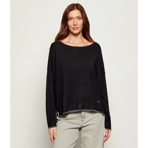 Liu Jo Sweter | Relaxed fit ze sklepu Gomez Fashion Store w kategorii Swetry damskie - zdjęcie 186059150