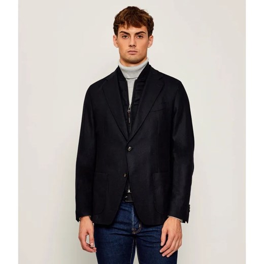 Windsor Wełniana marynarka 2w1 13 Trient | Shaped fit | z dodatkiem kaszmiru ze sklepu Gomez Fashion Store w kategorii Marynarki męskie - zdjęcie 186059232
