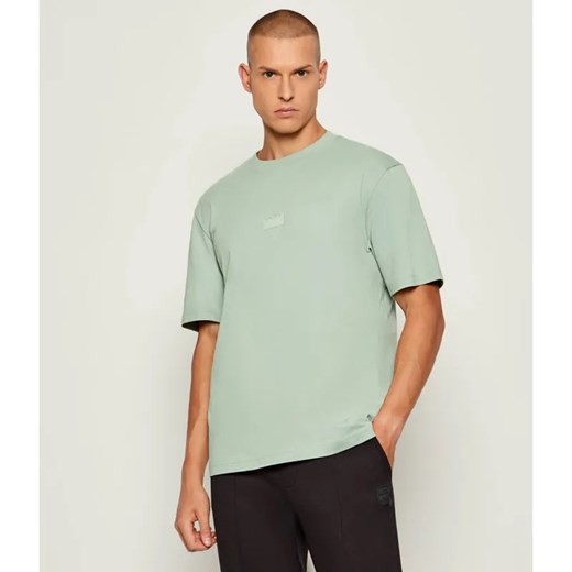 HUGO T-shirt Delastio | Regular Fit ze sklepu Gomez Fashion Store w kategorii T-shirty męskie - zdjęcie 186059274