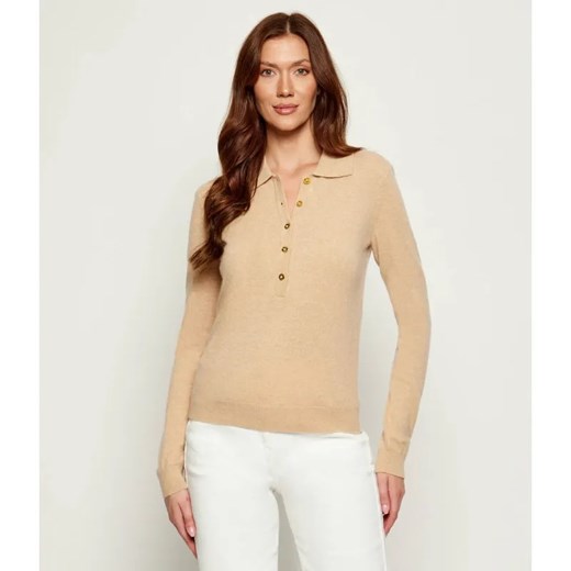 Elisabetta Franchi Wełniany sweter | Regular Fit | z dodatkiem kaszmiru ze sklepu Gomez Fashion Store w kategorii Swetry damskie - zdjęcie 186059372