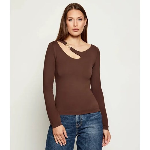GUESS Bluzka ELEANOR | Slim Fit ze sklepu Gomez Fashion Store w kategorii Bluzki damskie - zdjęcie 186059381