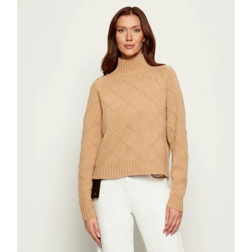 Elisabetta Franchi Wełniany golf | Oversize fit | z dodatkiem kaszmiru ze sklepu Gomez Fashion Store w kategorii Swetry damskie - zdjęcie 186059393
